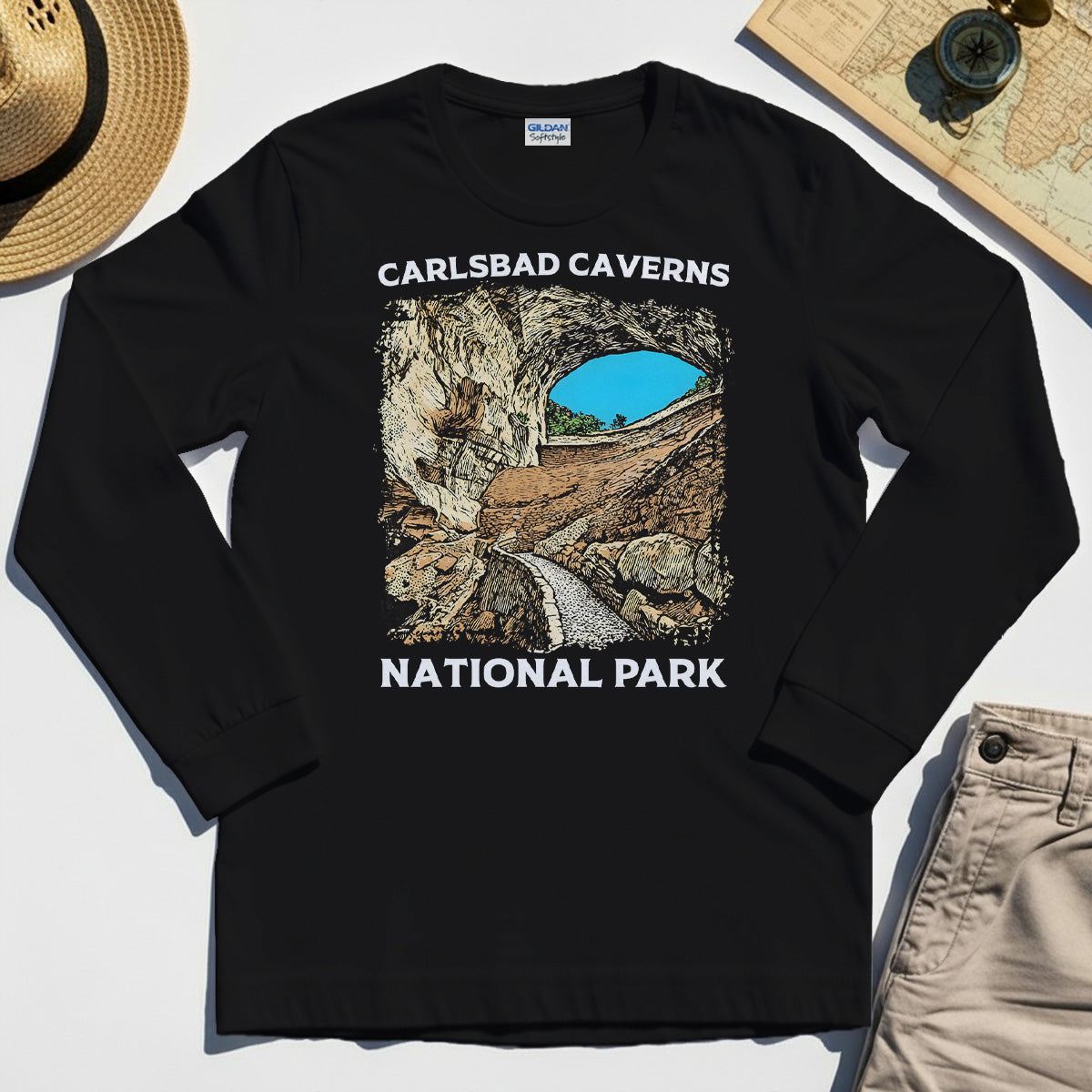 Carlsbad Caverns National Park Long Sleeve Tee 2