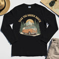 Take The Scenic Route Long Sleeve, Vintage Road Trip Long Sleeve Tee For Travelers And Adventure Lovers 2