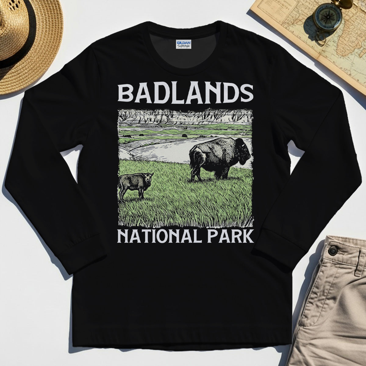 Badlands National Park Long Sleeve Tee 2