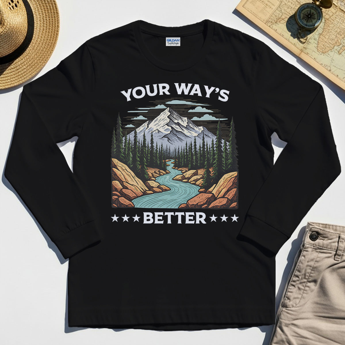 "Your Way’s Better" Inspirational Long Sleeve For Outdoor Campers 2