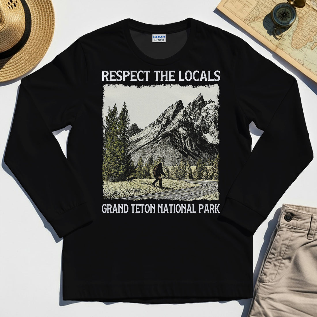 Grand Teton National Park Long Sleeve Tee 1