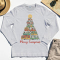 Retro Camper Van Christmas Long Sleeve, Funny Holiday Camping Long Sleeve Tees For Men And Women 5