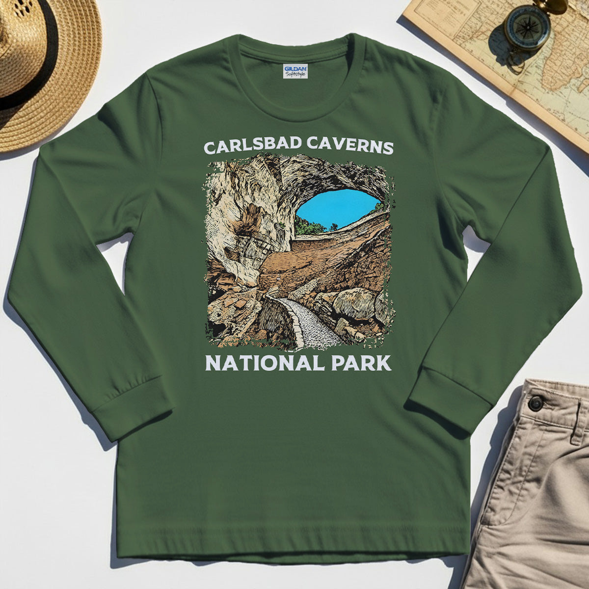 Carlsbad Caverns National Park Long Sleeve Tee 3