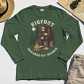 Bigfoot Grabbed My Wiener Long Sleeve Tee 1