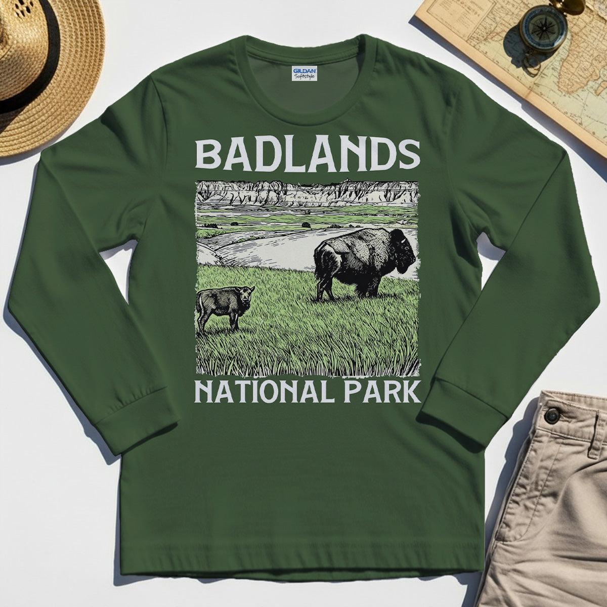 Badlands National Park Long Sleeve Tee 3
