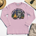 I Camp So I Don’t Punch People Long Sleeve, Funny Raccoon Marshmallow Campfire Long Sleeve Tee 6