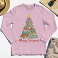 Retro Camper Van Christmas Long Sleeve, Funny Holiday Camping Long Sleeve Tees For Men And Women 6