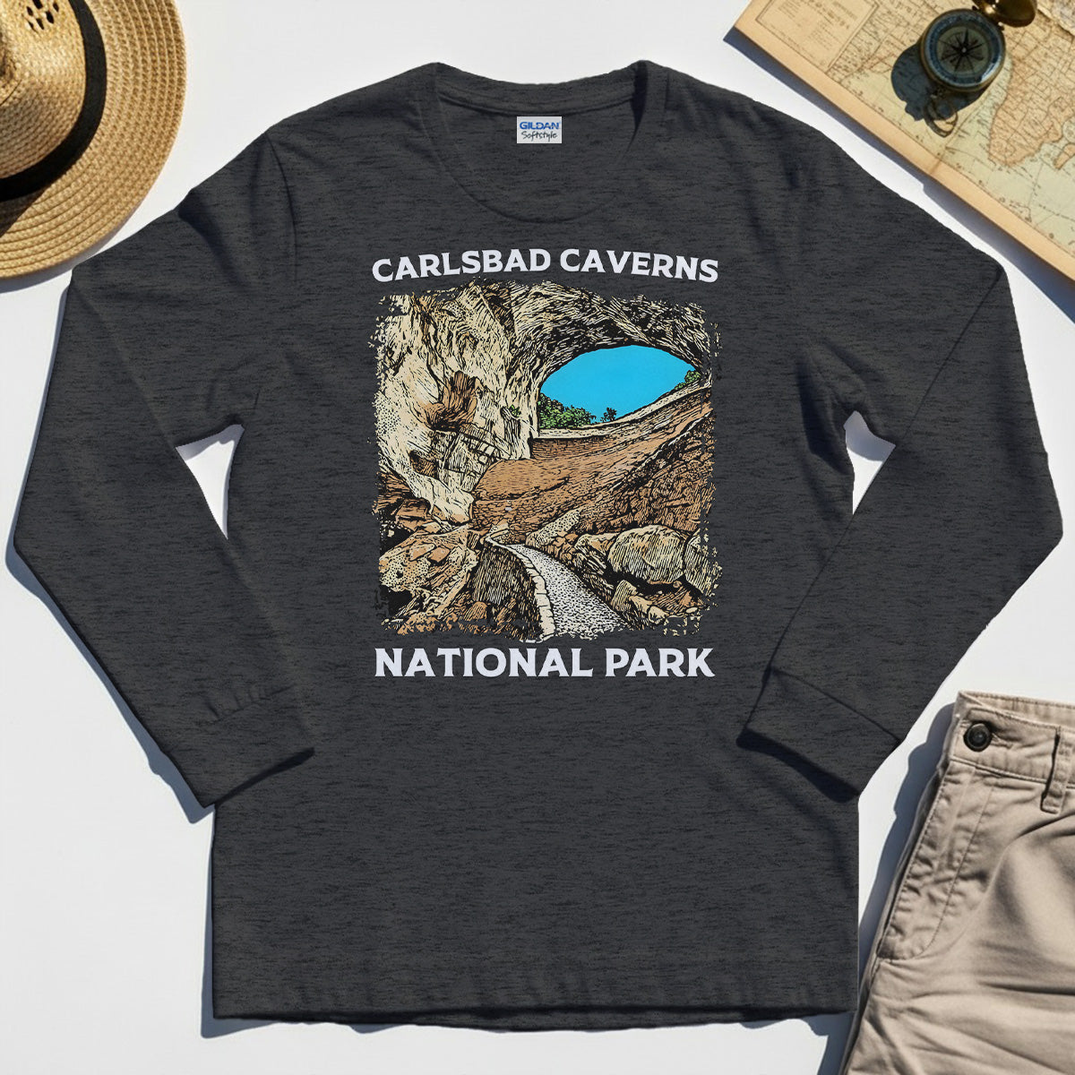 Carlsbad Caverns National Park Long Sleeve Tee 4