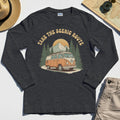 Take The Scenic Route Long Sleeve, Vintage Road Trip Long Sleeve Tee For Travelers And Adventure Lovers 4
