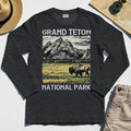 Vintage Grand Teton National Park Long Sleeve 3