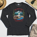 Yellowstone National Park Long Sleeve, Do Not Pet The Fluffy Cows Funny Bison Graphic Long Sleeve Tees 3