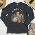 Vintage Lord of the Camp Campfire Long Sleeve, Tent And Campfire Mountain Scene Long Sleeve Tee 1