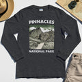 Pinnacles National Park Long Sleeve, Vintage Nature Camping Adventure Long Sleeve Tee 1