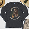Bigfoot Grabbed My Wiener Long Sleeve Tee 3