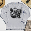 Funny Bigfoot Rock On Long Sleeve 5