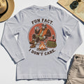 Funny Bigfoot Camping Long Sleeve, 