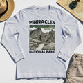 Pinnacles National Park Long Sleeve, Vintage Nature Camping Adventure Long Sleeve Tee 4
