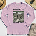 Pinnacles National Park Long Sleeve, Vintage Nature Camping Adventure Long Sleeve Tee 5