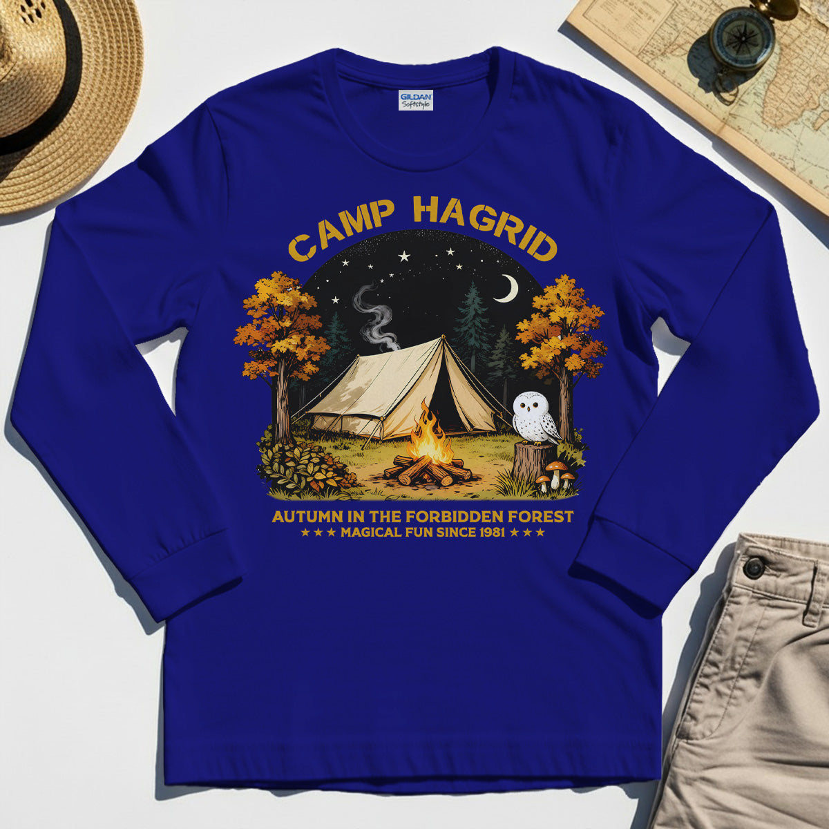 Vintage Camp Hagrid 1981 Long Sleeve T-Shirt 6