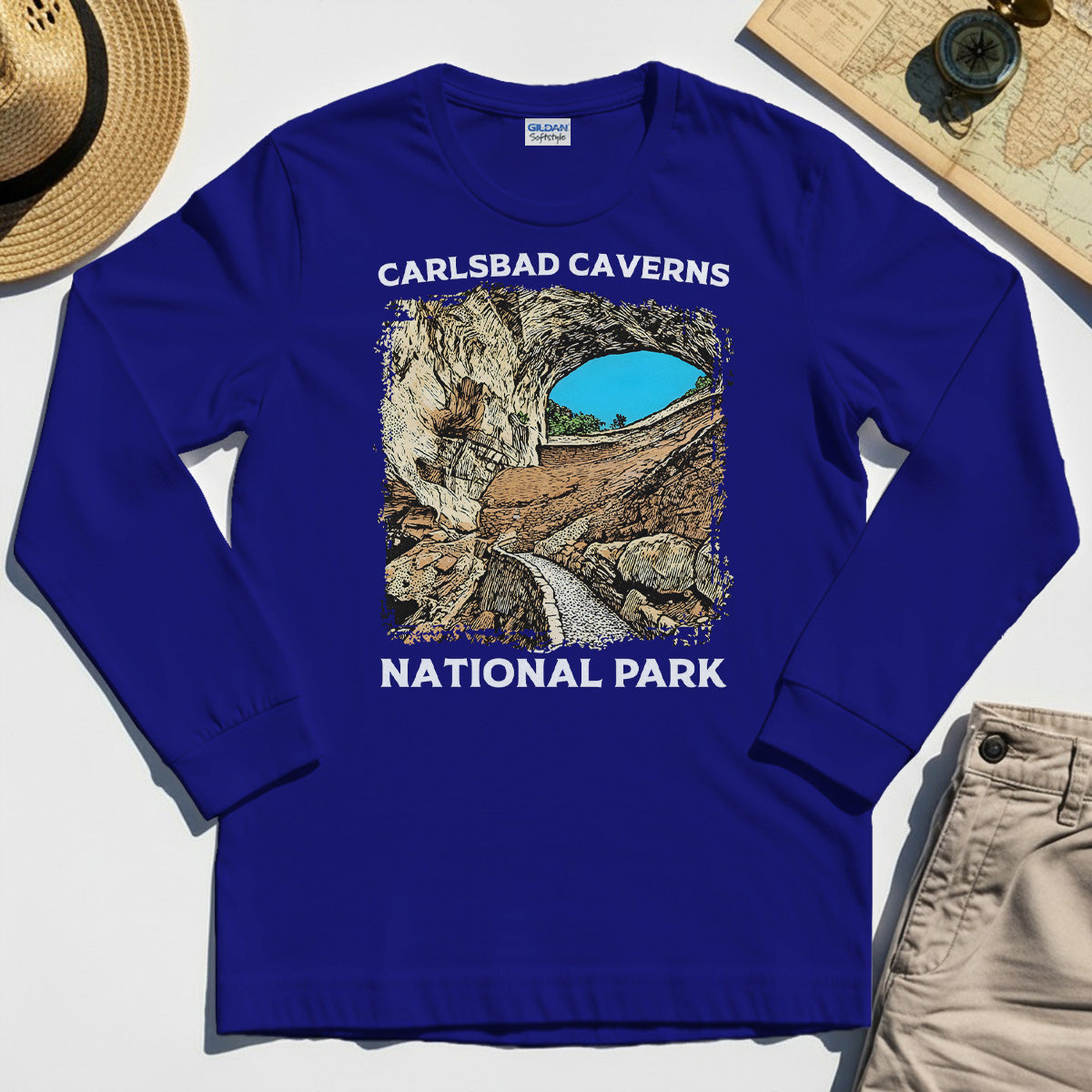 Carlsbad Caverns National Park Long Sleeve Tee 7
