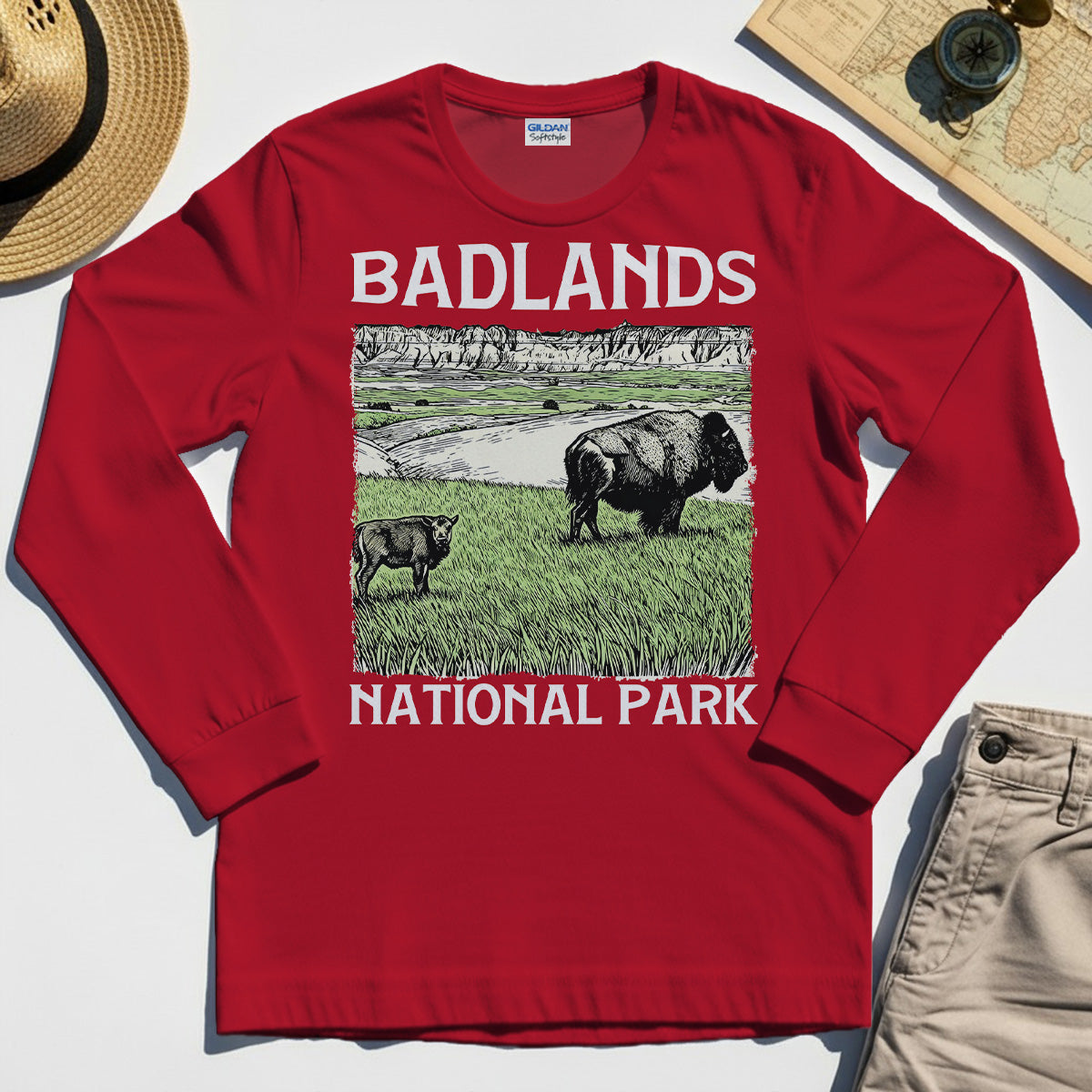 Badlands National Park Long Sleeve Tee 7