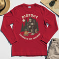 Bigfoot Grabbed My Wiener Long Sleeve Tee 7