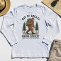 Out of Breath Hiking Society Long Sleeve, Funny Sasquatch Outdoor Camping Long Sleeve Tee 8