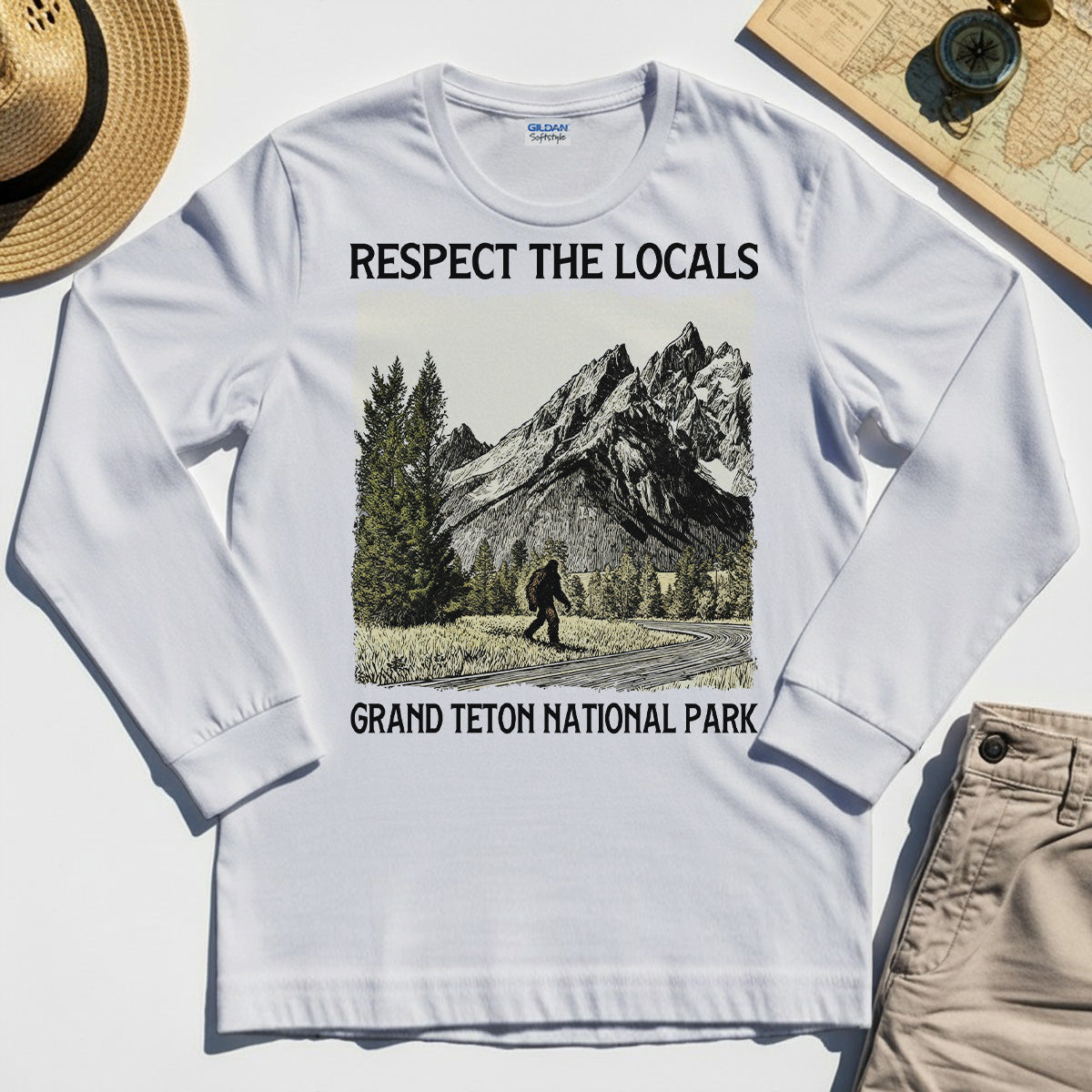 Grand Teton National Park Long Sleeve Tee 1