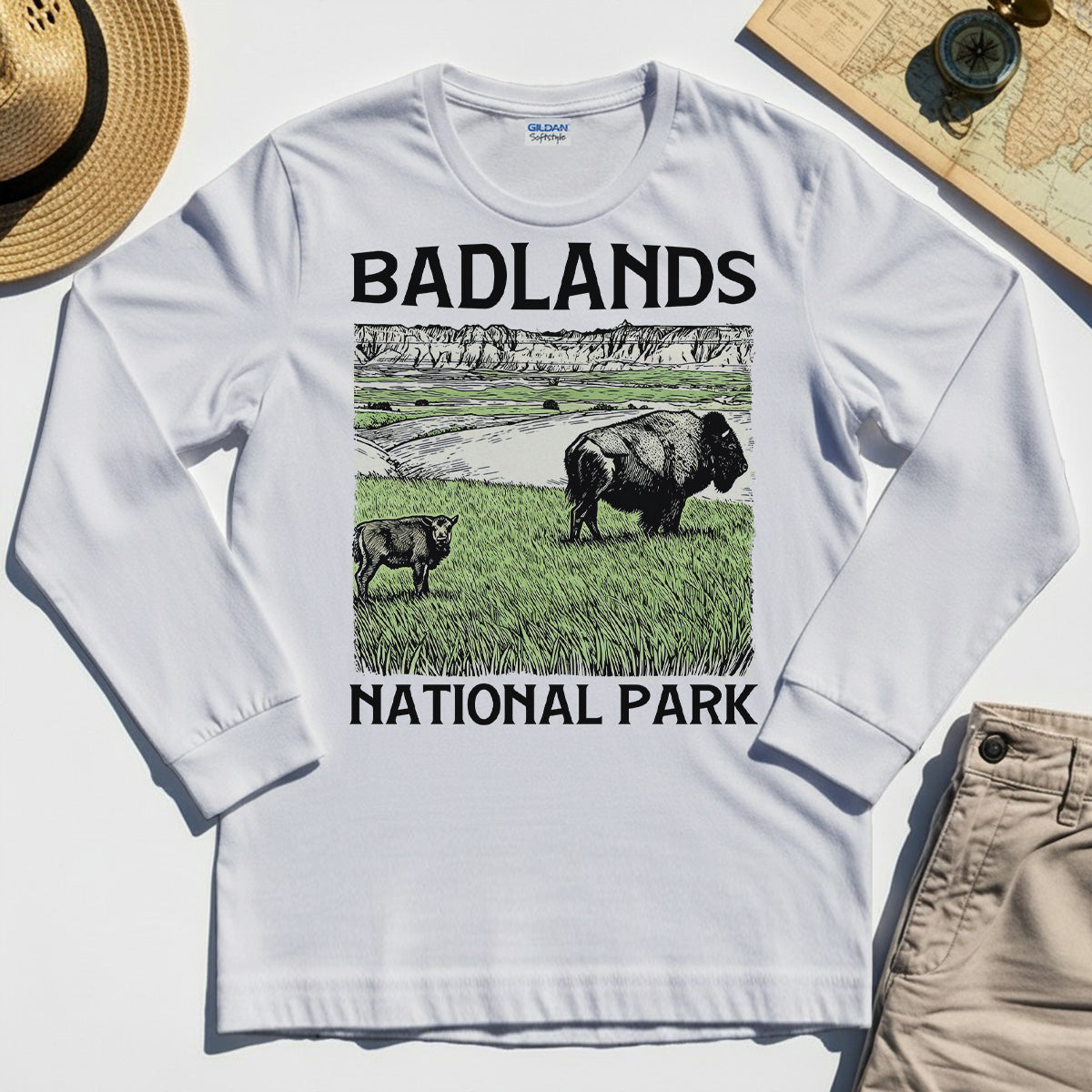 Badlands National Park Long Sleeve Tee 8