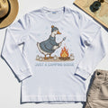 Funny Goose 'Just A Camping Goose' Outdoor Holiday Long Sleeve Tee 8