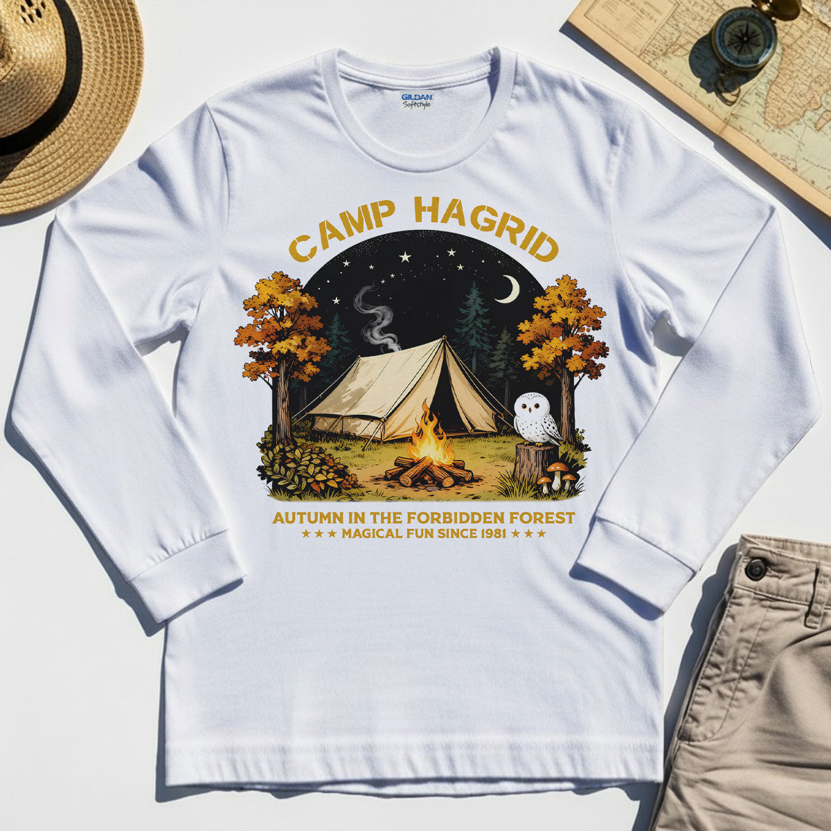 Vintage Camp Hagrid 1981 Long Sleeve T-Shirt 8