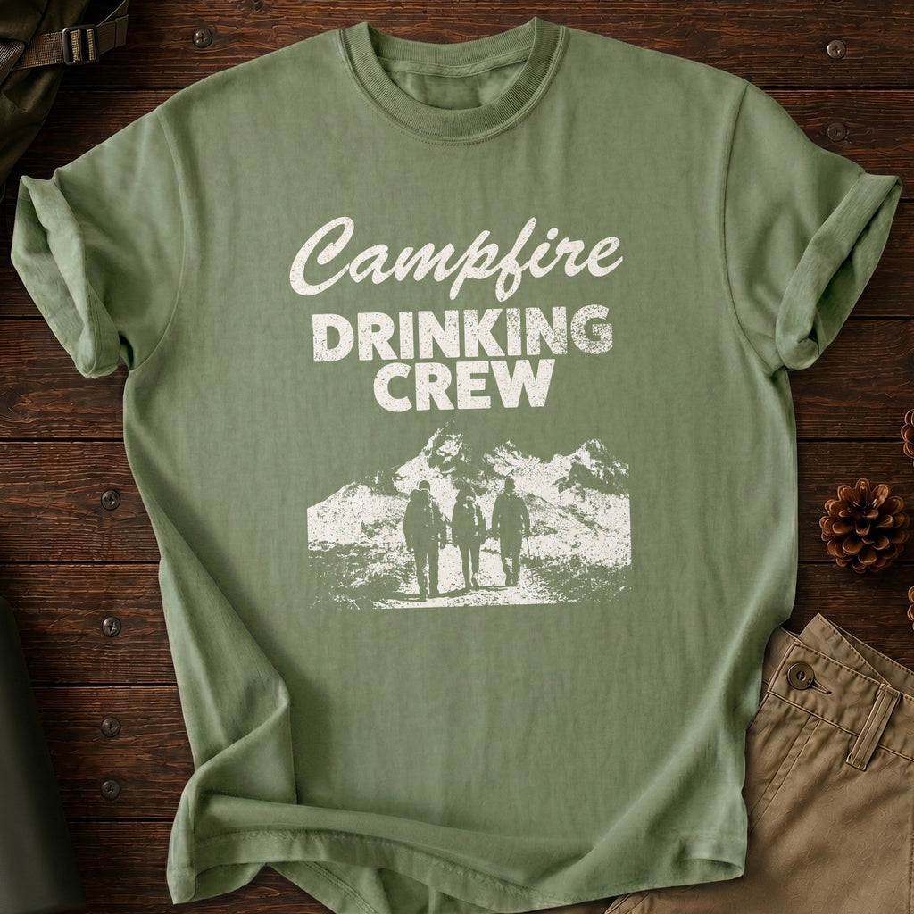 Campfire Drinking Crew T-shirt