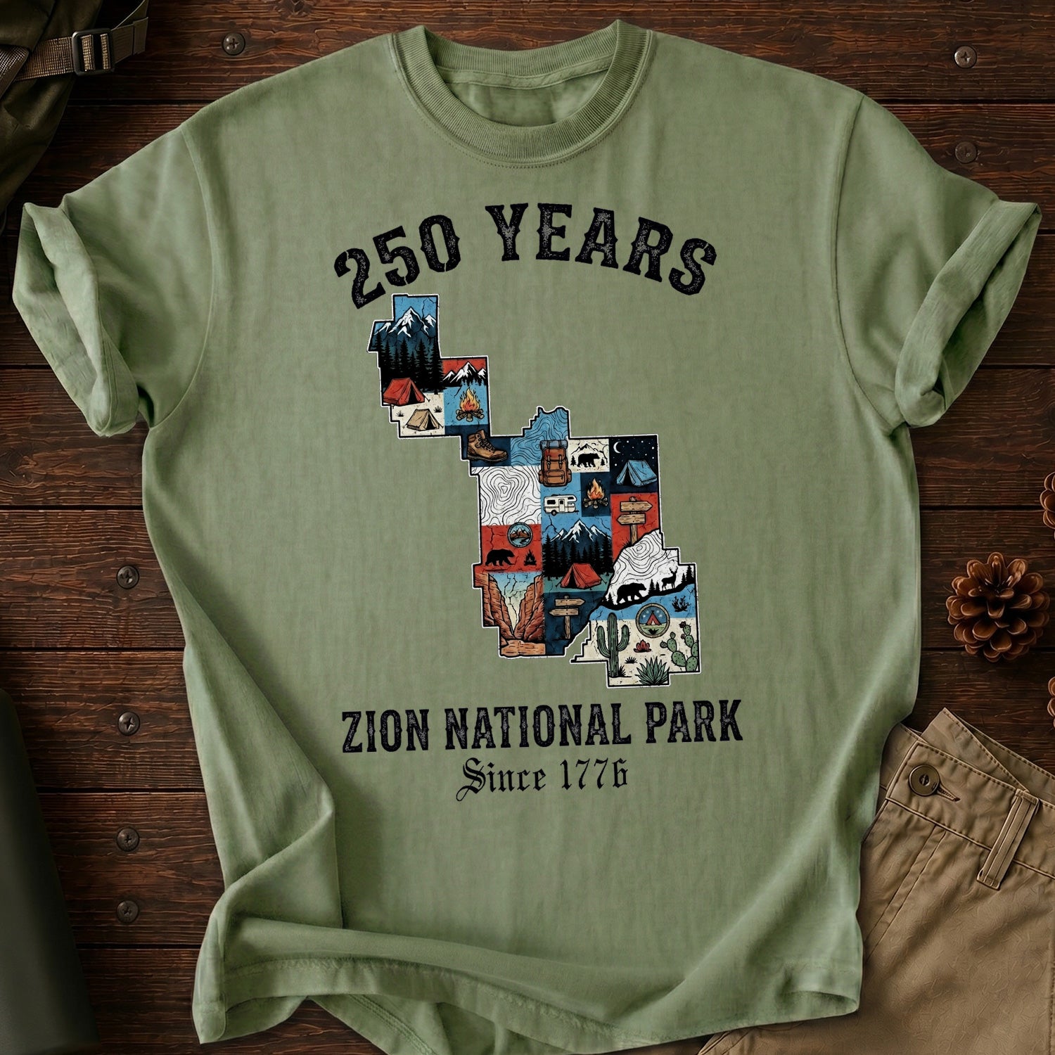 250 Years Zion Park T-Shirt