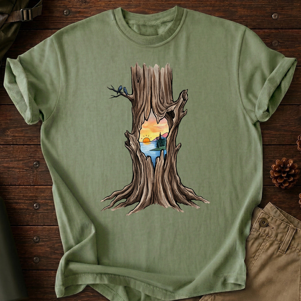 Tree Hollow Landscape T-Shirt