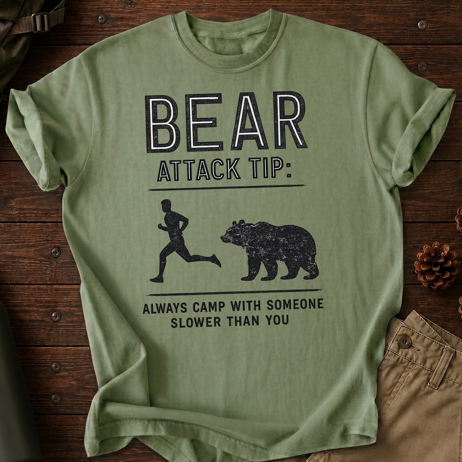 Bear Attack Tip T-Shirt
