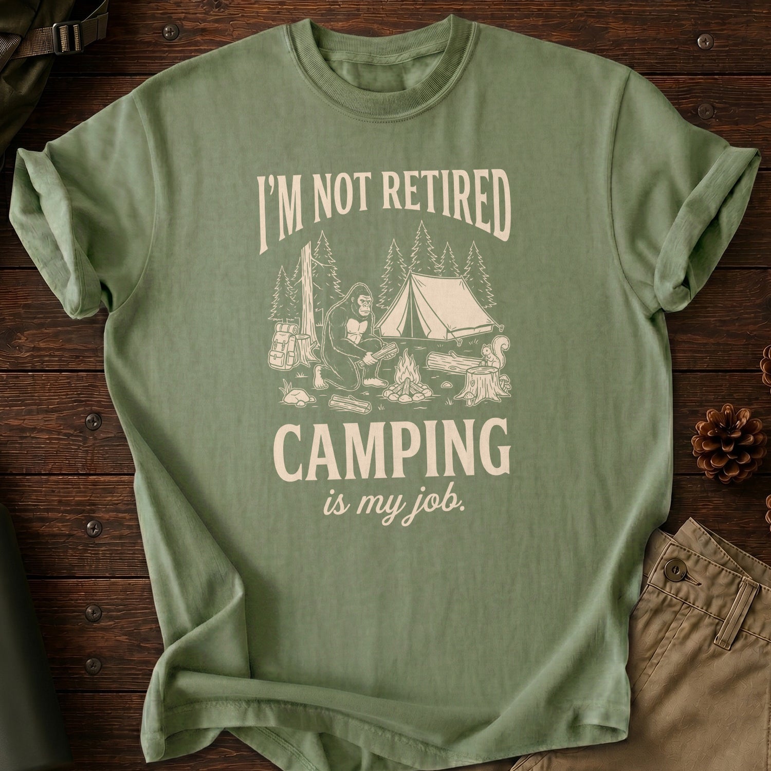 Camping Is My Job T-Shirt