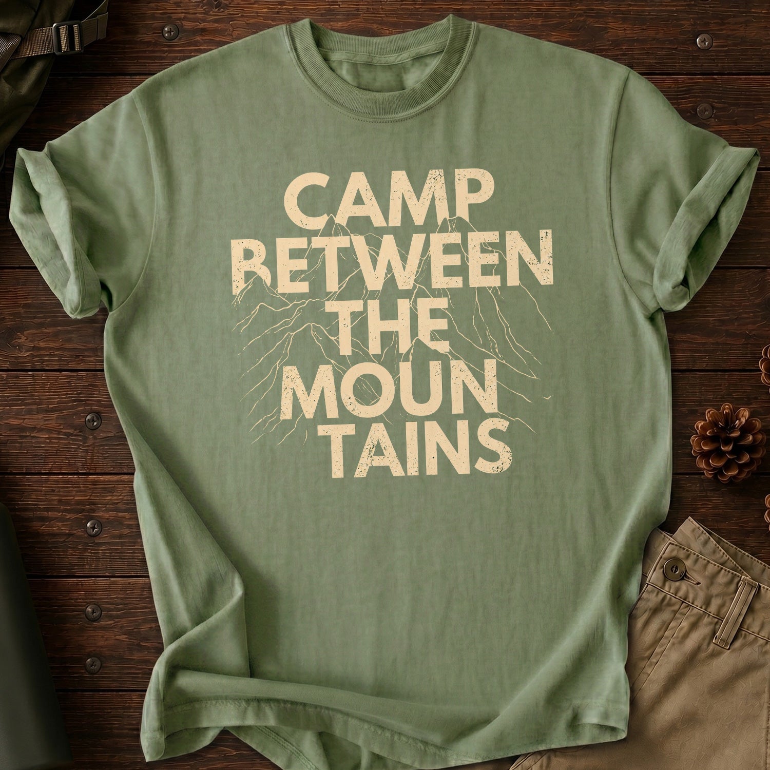 Camp Between The Mountains T-Shirt