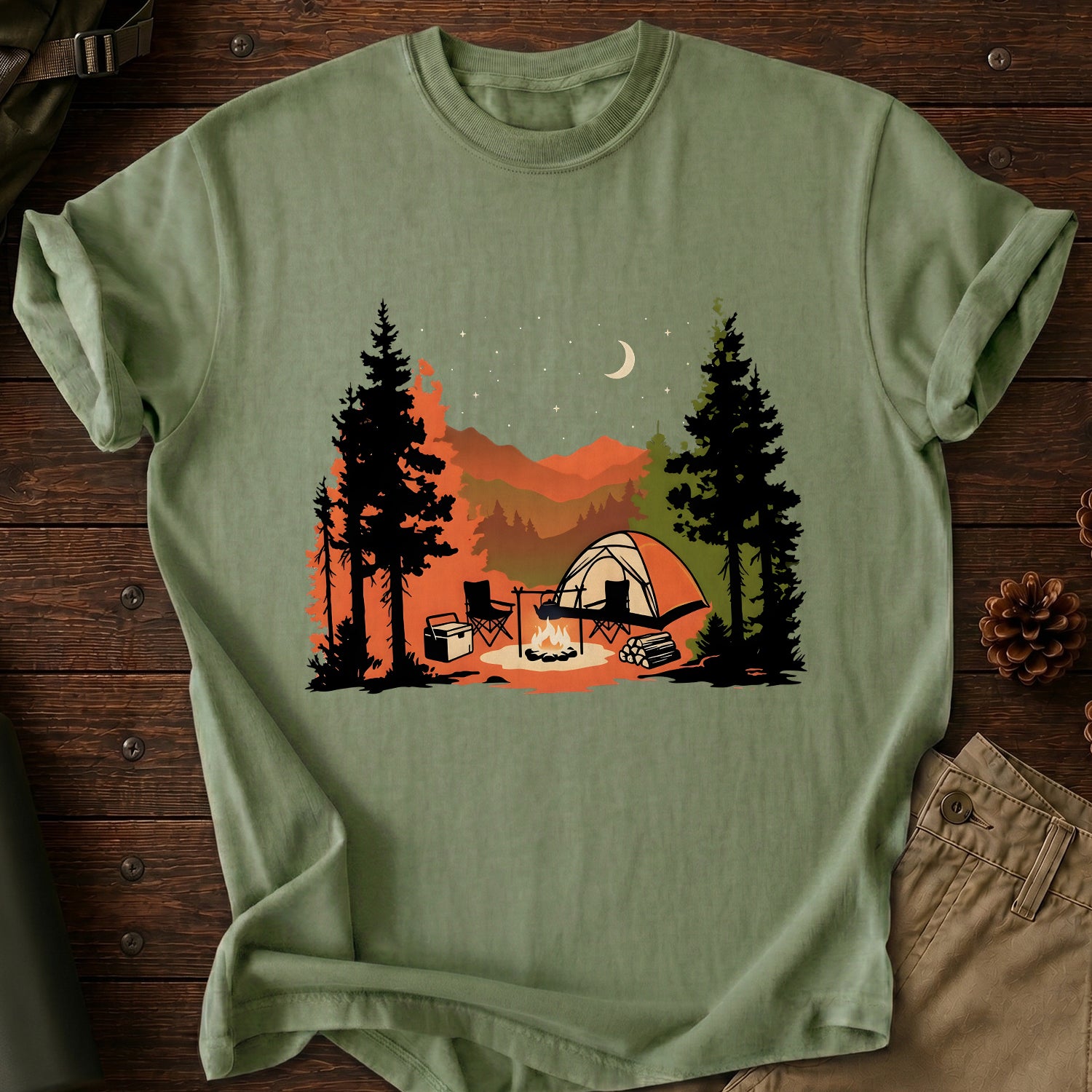 Firelight In The Dark T-Shirt
