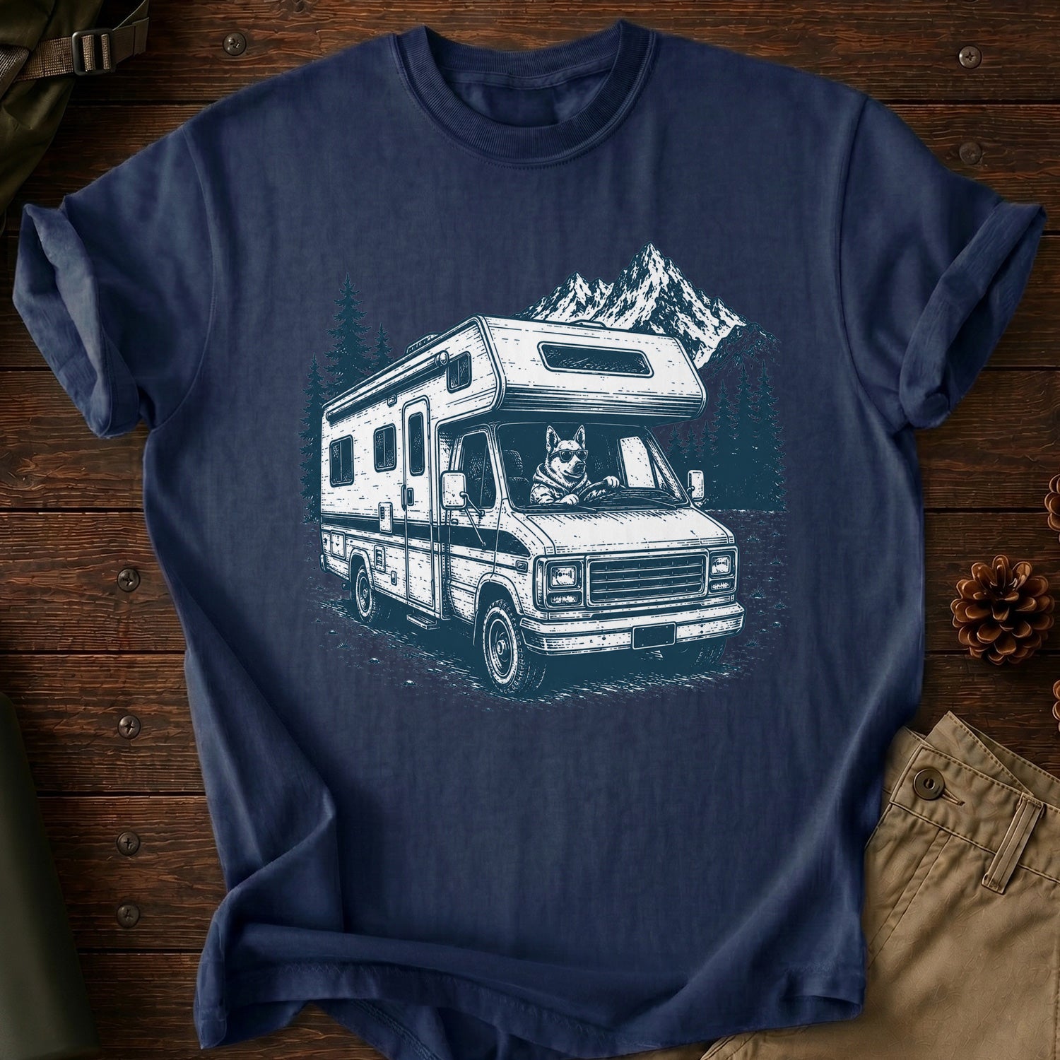 Driving Dog T-Shirt