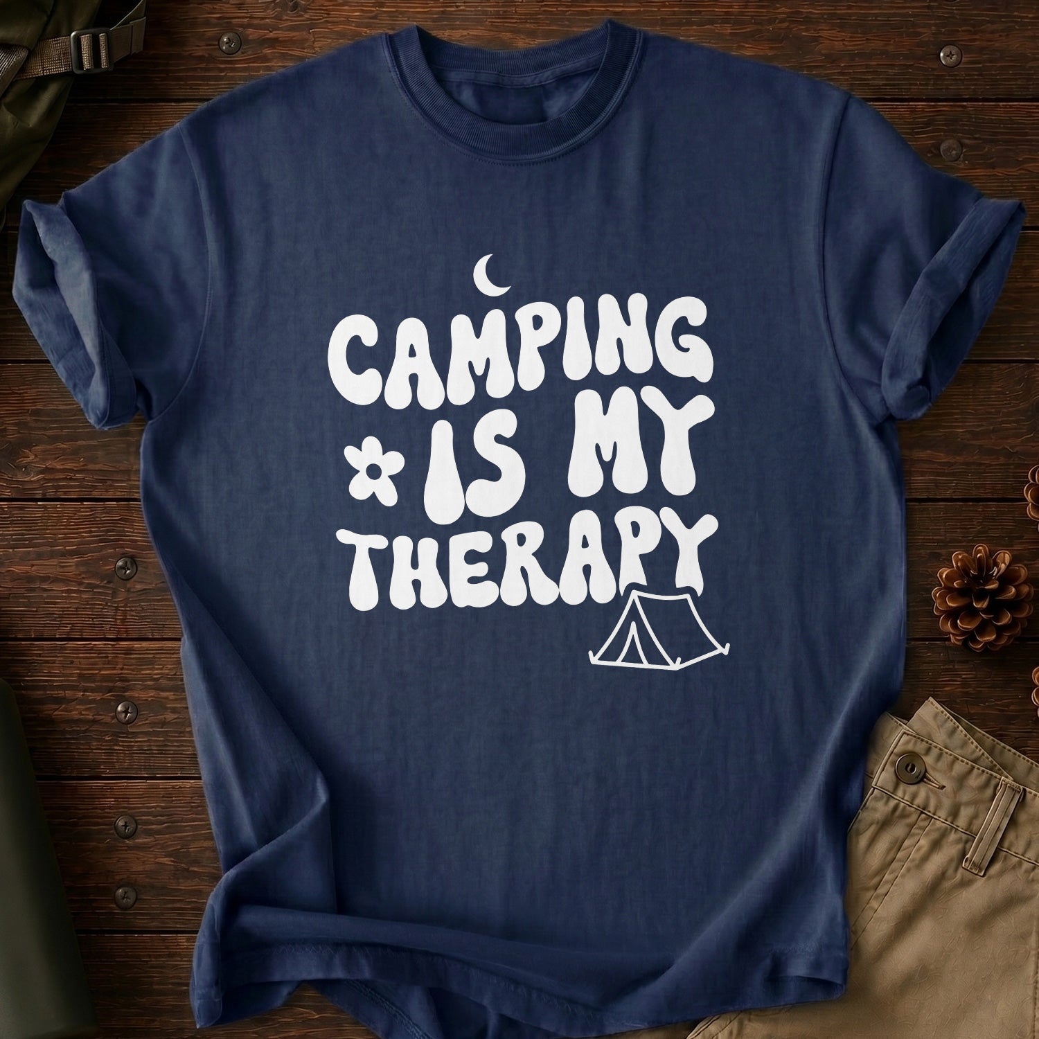 Camping Is My Therapy T-Shirt