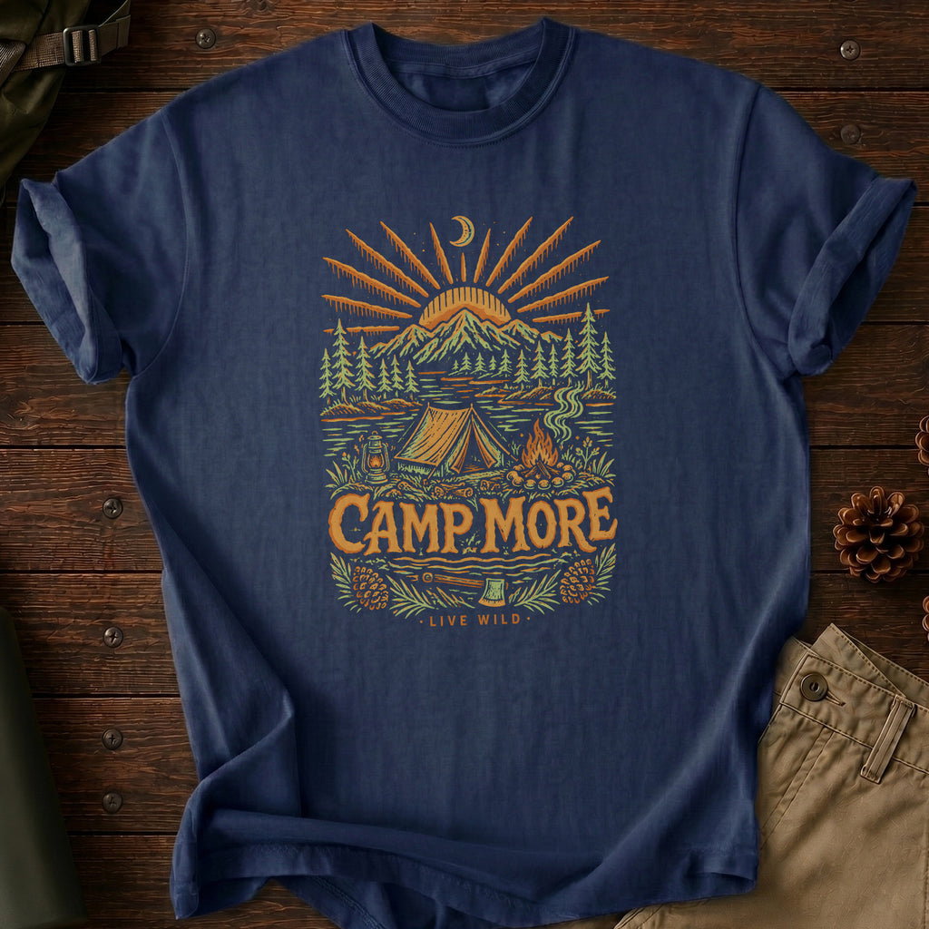 Camp More Live Wild T-Shirt