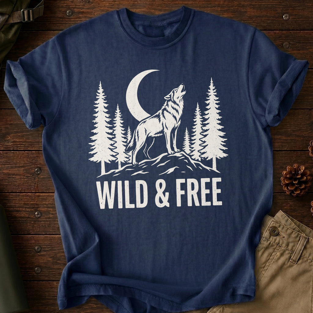 Wild And Free Wolf T-Shirt