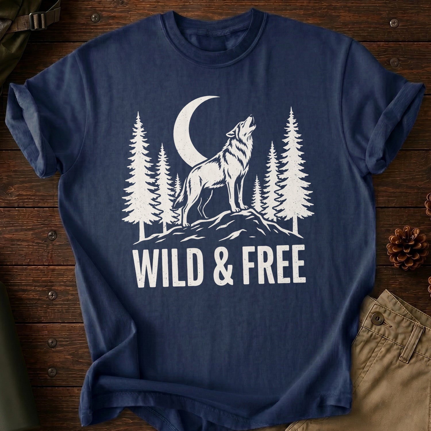 Wild And Free Wolf T-Shirt