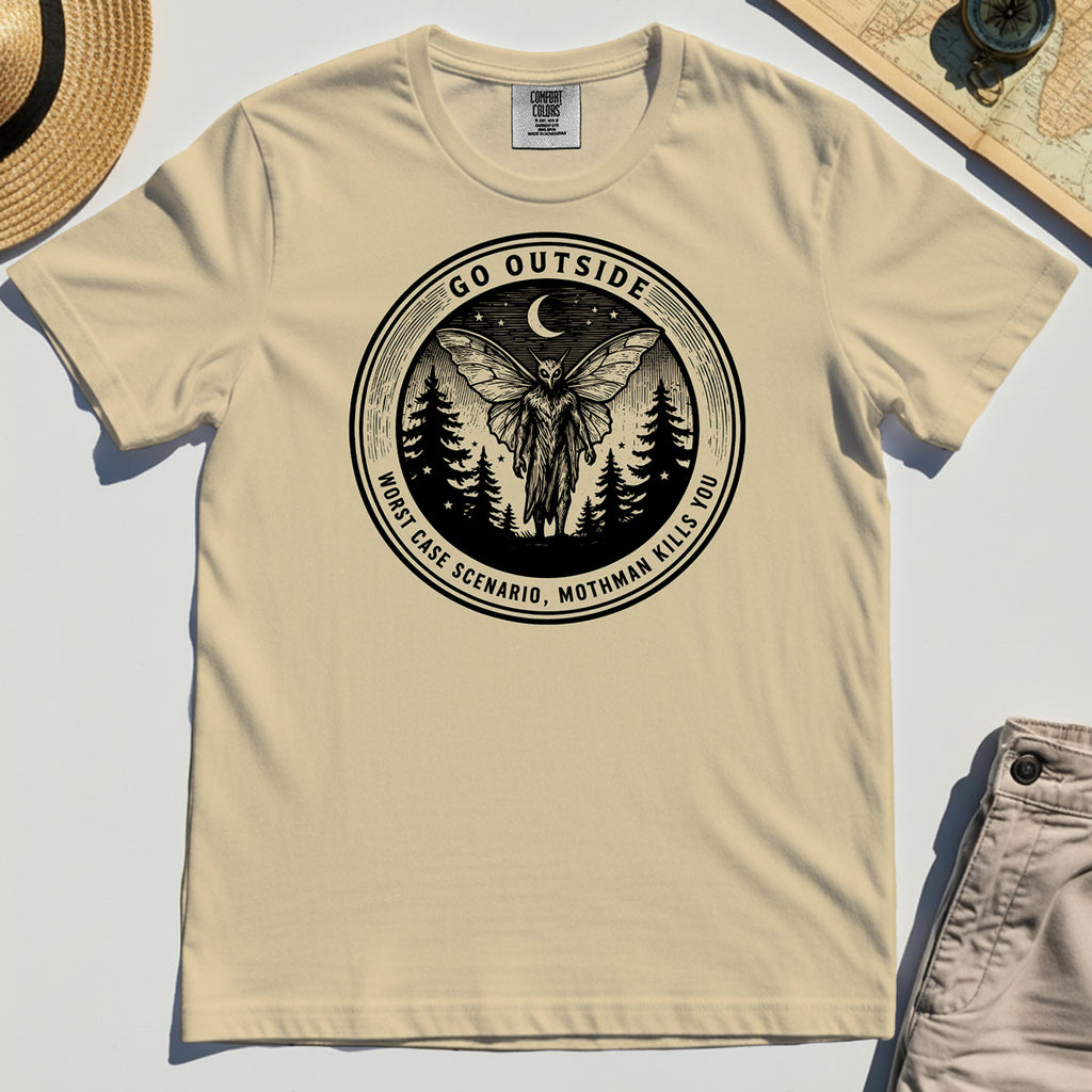 Funny Mothman Comfort Tees For Campers 2