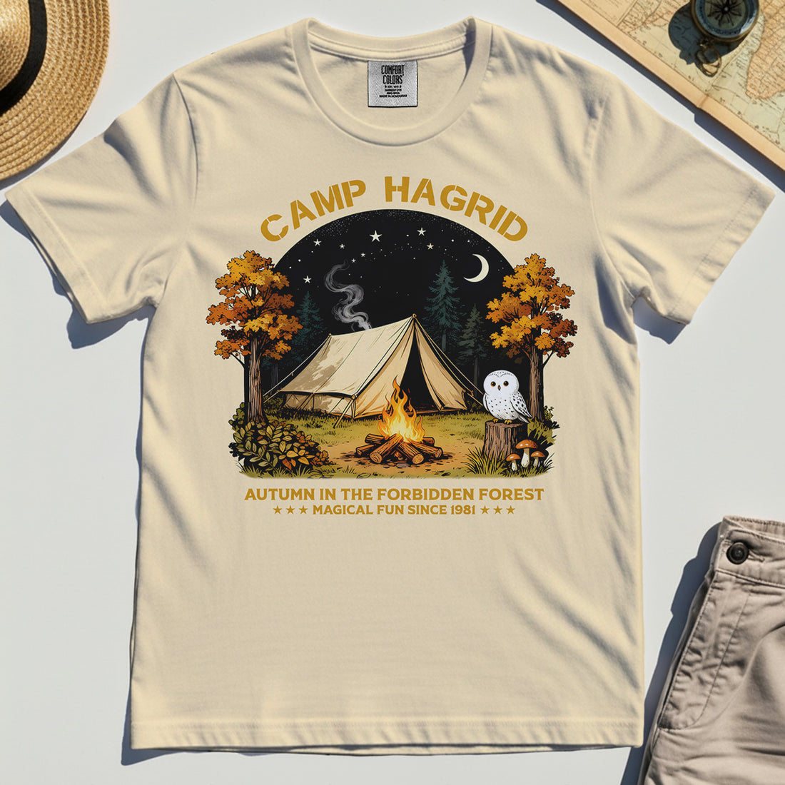 Vintage Camp Hagrid 1981 Comfort Color Tee 1