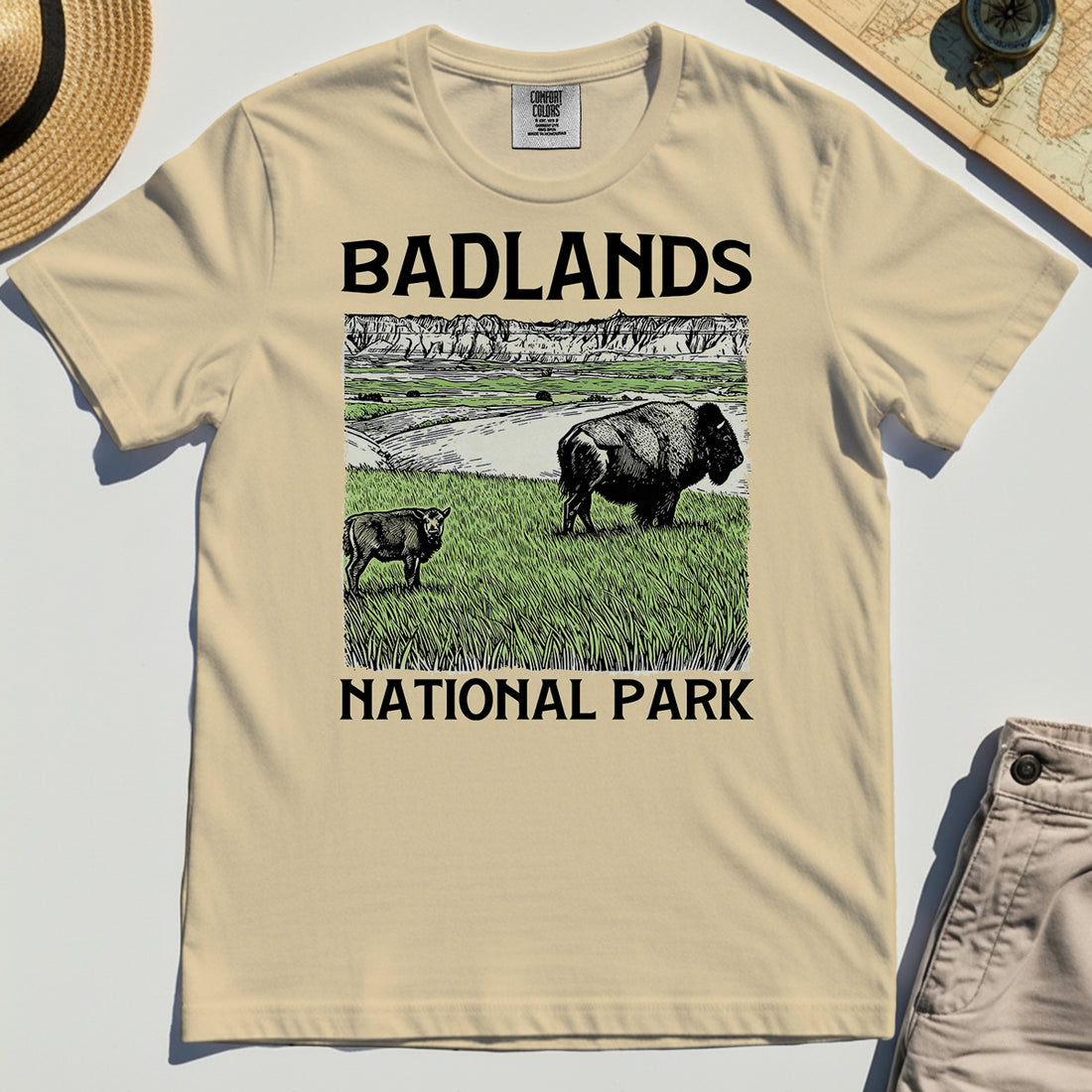 Badlands National Park Comfort Color Tee 1