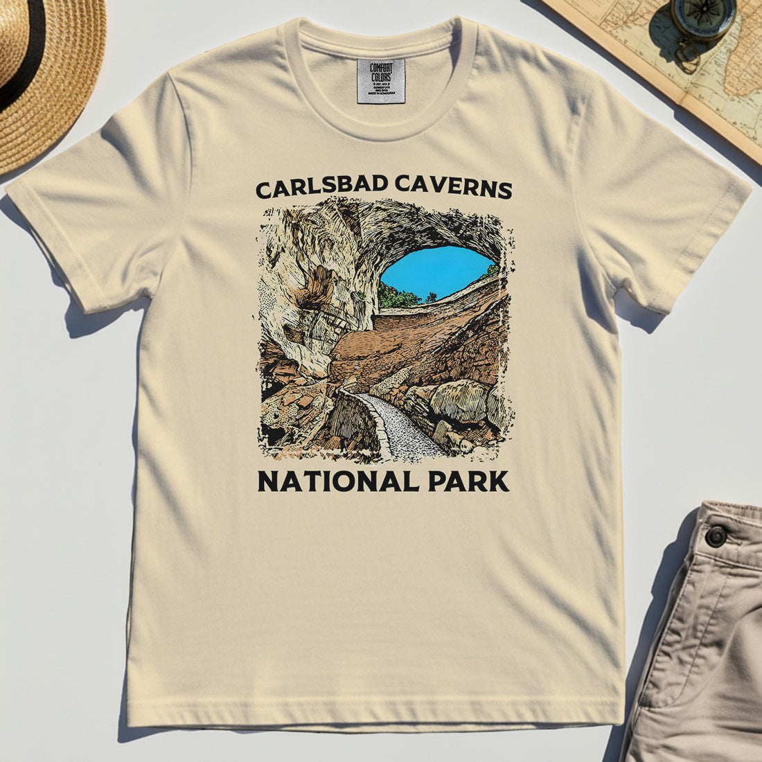 Carlsbad Caverns National Park Comfort Color Tee 1