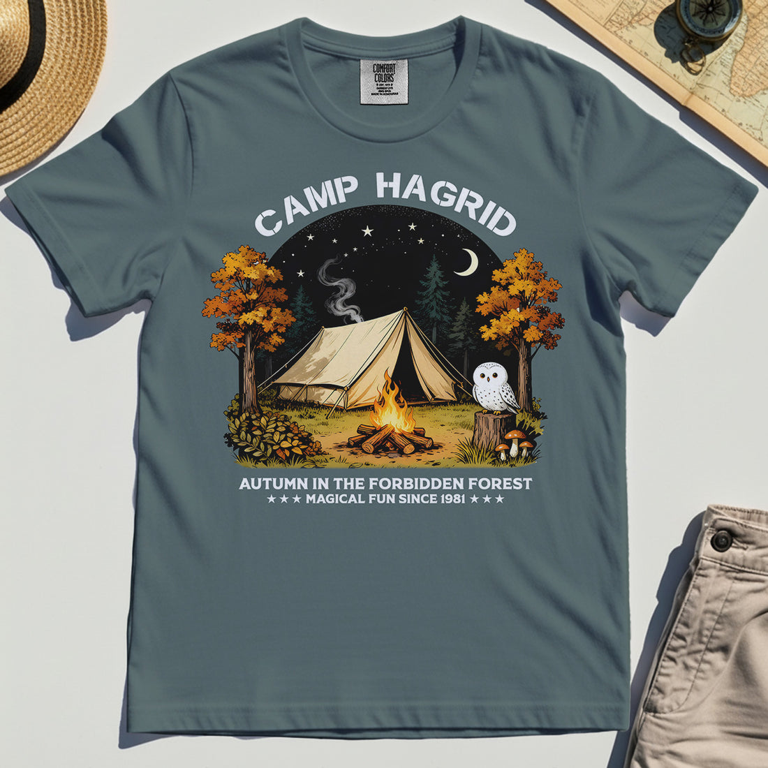 Vintage Camp Hagrid 1981 Comfort Color Tee 1
