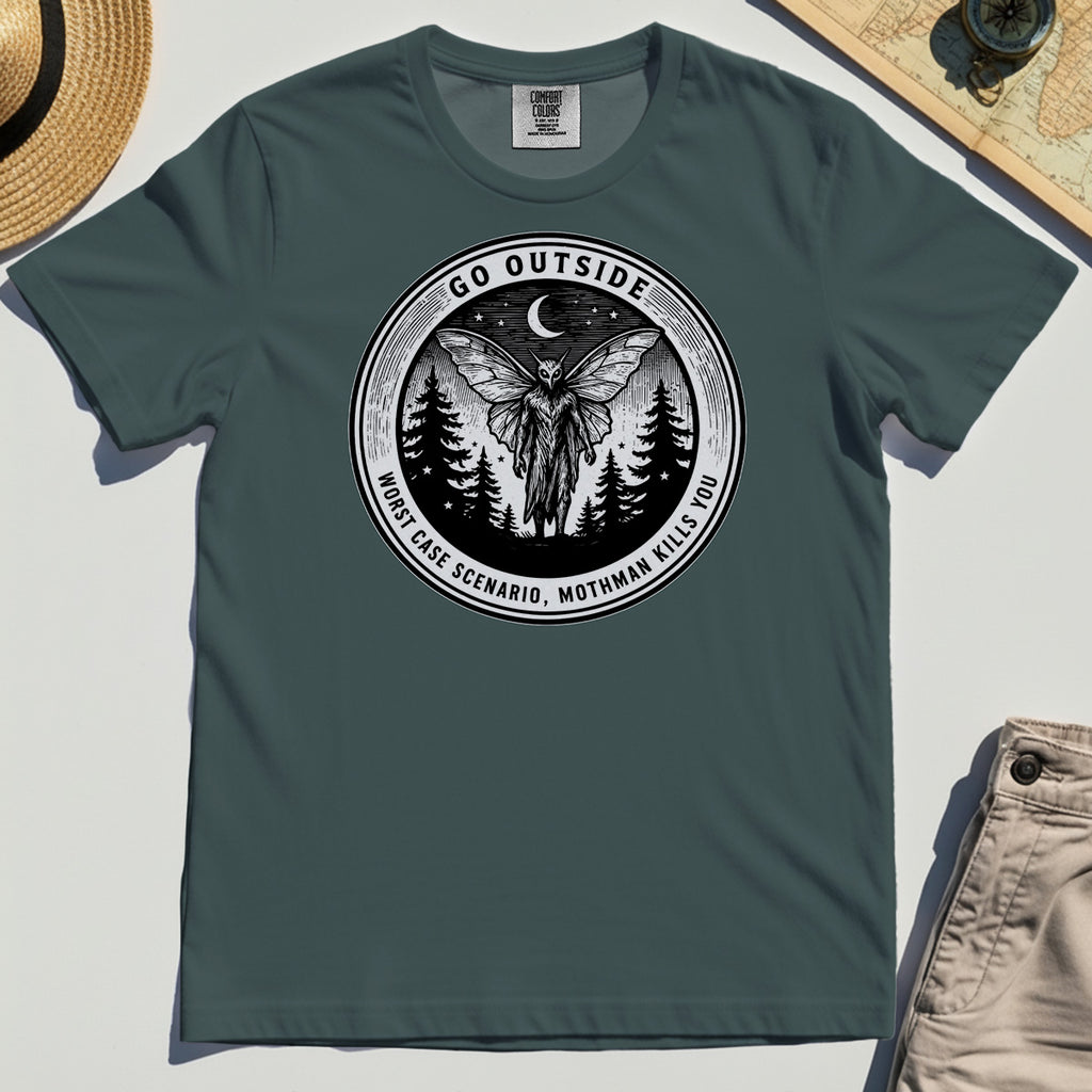 Funny Mothman Comfort Tees For Campers 4