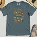 Camper’s Family Vacation Comfort Tee, Funny Outdoor Campfire Coffee Trail Mix Adventure Comfort Color Tee 4